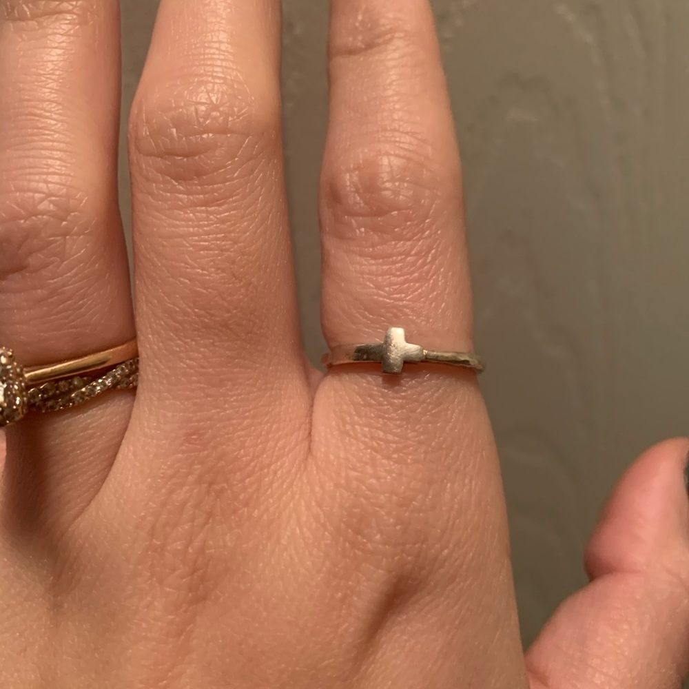 Sterling Silver Cross Ring